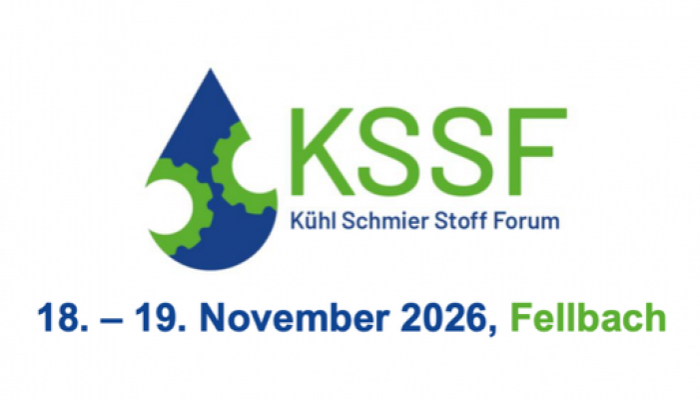 KSS K&uuml;hlSchmierStoffForum il 18 e 19 di novembre del 2026 a Fellbach, Germania