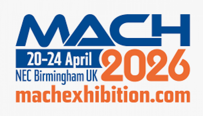 MACH dal 15 al 19 di aprile 2026 a Birmingham UK stand 18-749